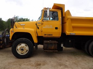 1995 FORD DUMP TRUCK  PLOW  ANGLE  BOX  WING  SANDER