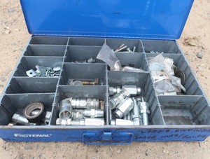 BLUE FASTENAL TOOL BOXORGANIZATION CONTAINER