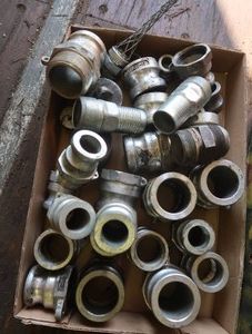 LARGE ASSORTMENT OF CAMLOCK COUPLINGS