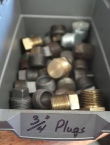 QUARTER INCH PIPE PLUGS
