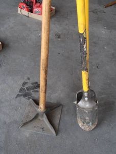 PROFESSIONAL POST HOLE DIGGER AND TEMPER