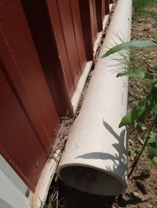 LARGE PIECE OF PVC PIPE