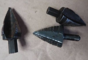 3 UNIBITS  3 STEP DRILL BITS
