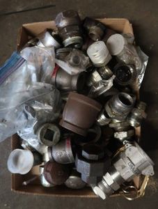 LARGE AMOUNT OF HIGH PRESSURE FITTINGS