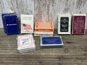 9 Decks of Vintage Playing Cards