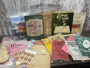 19 piece paper misc - ephemera