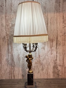Amazing Vintage Cherub Heavy Lamp