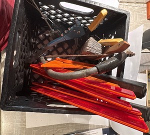 Miscellaneous box of tools