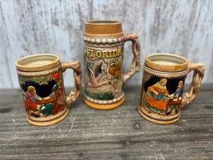 3 Beer Steins