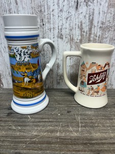 2 Vintage Beer Steins