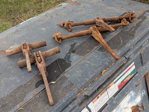Set of 4  Ratchet Binders - See Pics