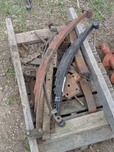 Pallet of mixed Leaf Springs and PartsPieces