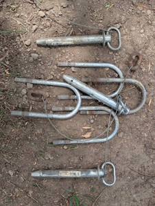Lot of U Bolts and Heavy Duty Pins