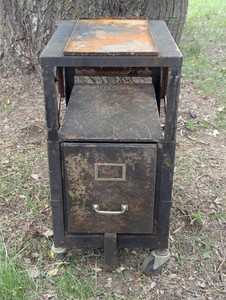 Mechanics Cart - File Cabinet Drawer with lifting top