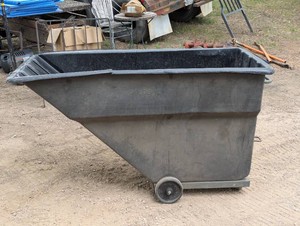 Commercial Rolling Dump Cart