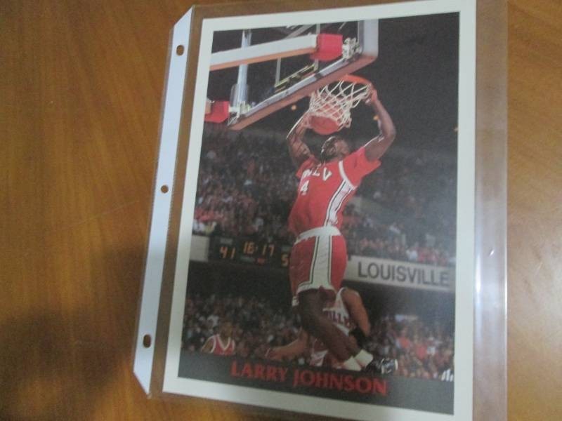 1992 Front Row Larry Johnson oversi...