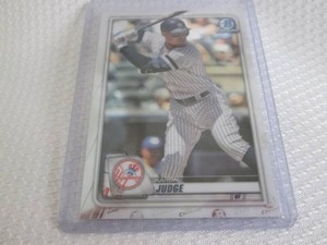 2020 Bowman Chrome Aaron Judge Card...