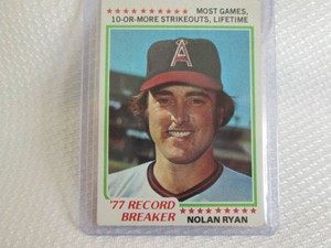1978 Topps Nolan Ryan Card...