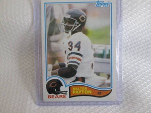 1982 Topps Walter Payton Card...