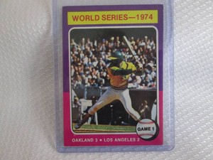 1975 Topps Reggie Jackson World Ser...