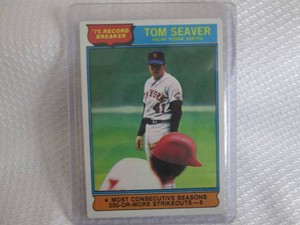 1976 Topps Tom Seaver Card...