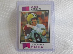 1973 Topps Archie Manning Card...