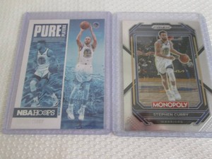 Prizm & Hoops Stephen Curry Cards...