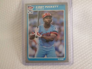 1985 Fleer Kirby Puckett Rookie Car...