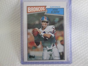 1987 Topps John Elway Card...