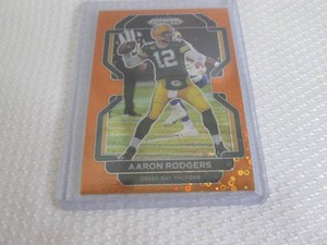 2021 Prizm Aaron Rodgers Orange Dis...