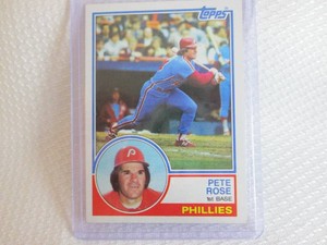 1983 Topps Pete Rose Card...
