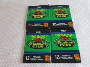 4-1991 Stadium Club Football Series...