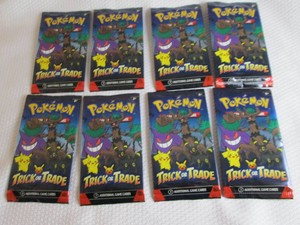 8 Pokemon Trick Or Trade Packs...