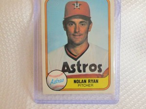 1981 Fleer Nolan Ryan Card...