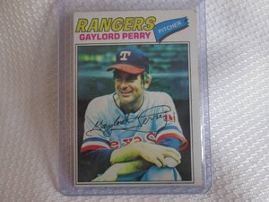 1977 Topps Gaylord Perry Card...