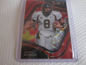 2022 Select Aaron Rodgers Red Prizm...