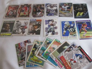 Assorted NFL Hall Of Famers Cards...