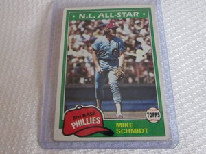 1981 Topps Mike Schmidt Card...
