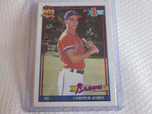 1991 Topps Chipper Jones Rookie Car...
