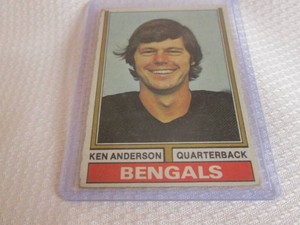 1974 Topps Ken Anderson Card...