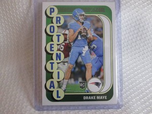 2024 Score Drake Maye Rookie Card...