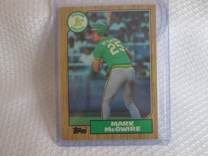 1987 Topps Mark McGwire Card...