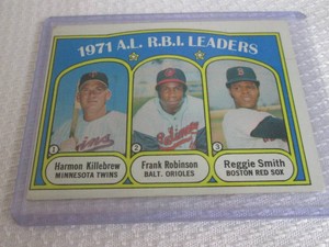 1972 Topps Harmon Killebrew RBI Lea...