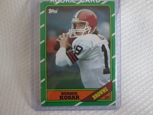 1986 Topps Bernie Kosar Rookie Card...