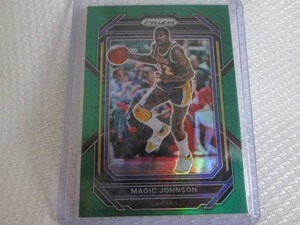 2022-23 Prizm Magic Johnson Green P...