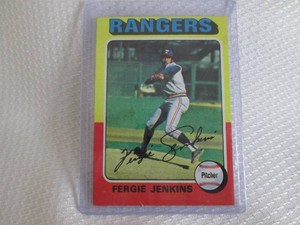 1975 Topps Fergie Jenkins Card...