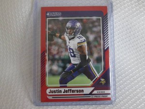 2024 Donruss Justin Jefferson Red P...