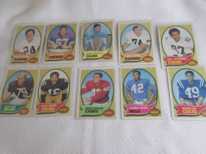 1970 Topps Football Cards...