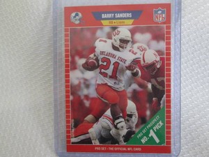 1989 Pro Set Barry Sanders Rookie ...