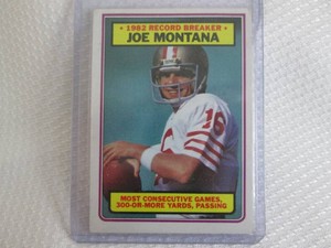 1983 Topps Joe Montana Card...